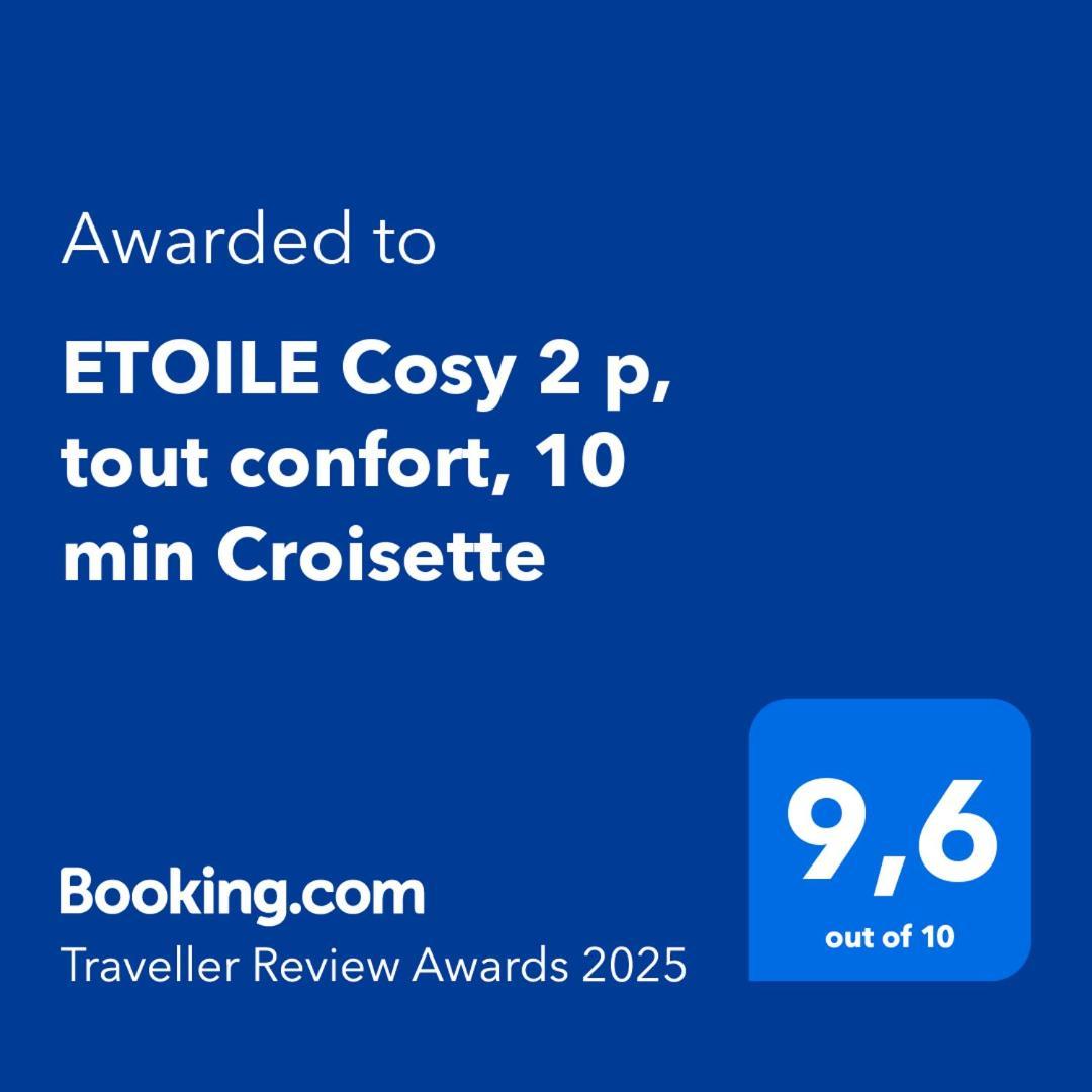 Etoile Cosy 2 P, Tout Confort, 10 Min Croisette Cannes Bagian luar foto